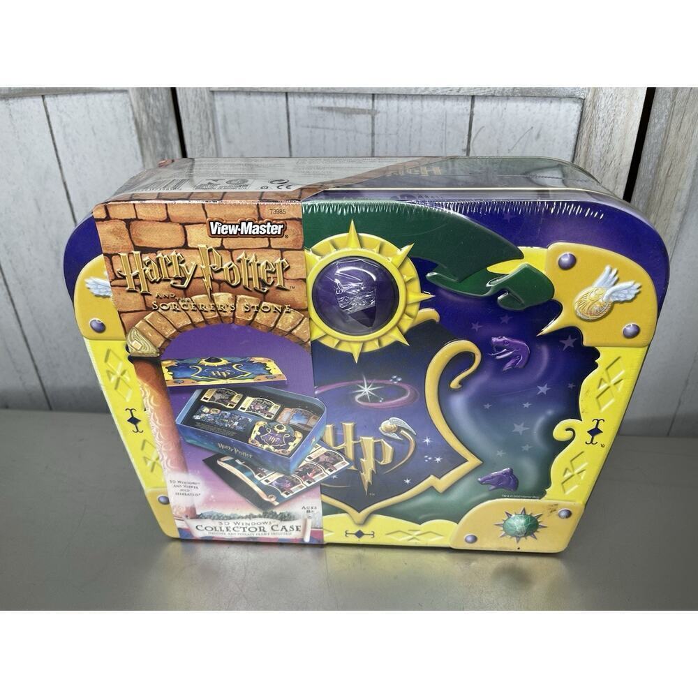 New! Vintage View Master Harry Potter The Sorcerer's Stone 3D & Collectors Tin